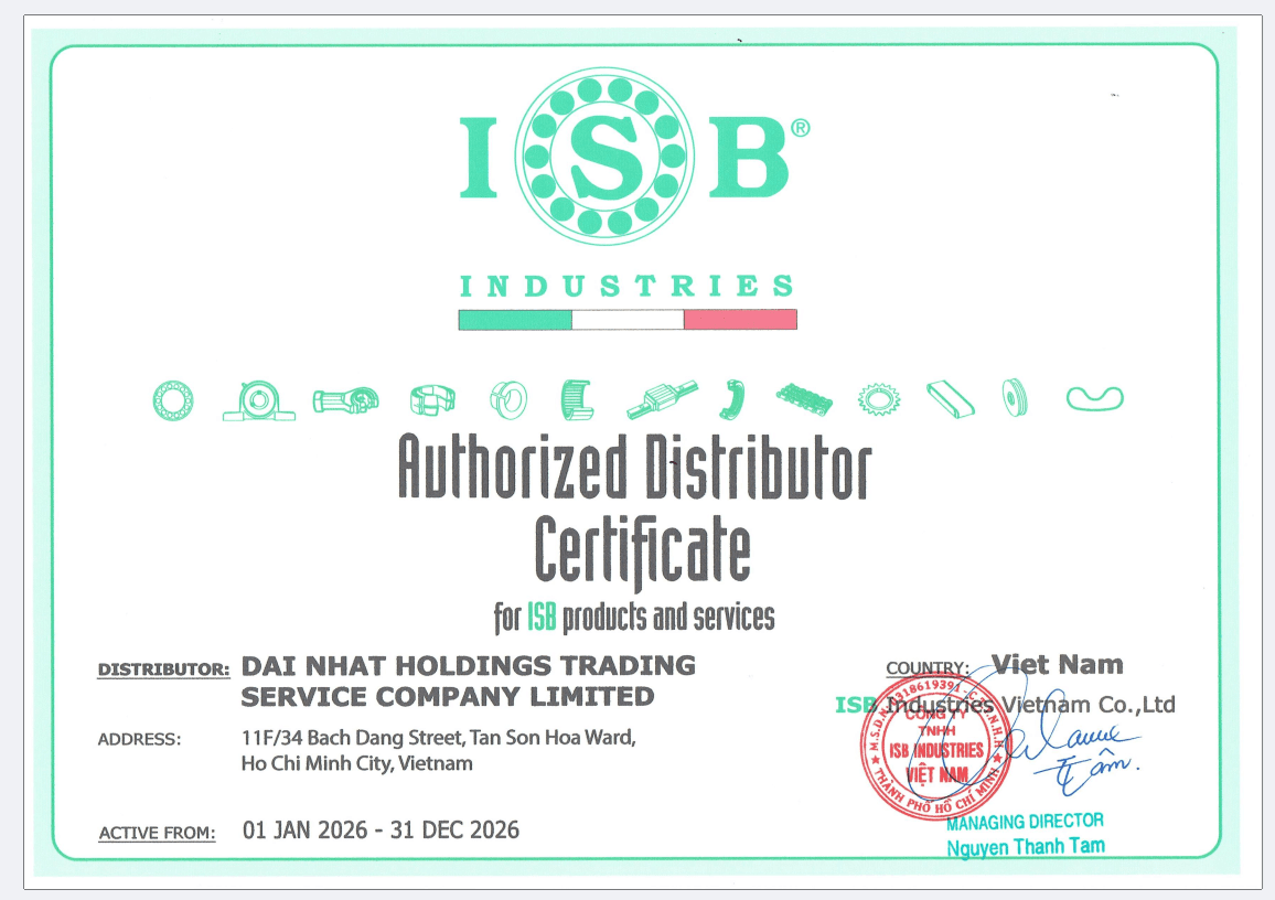 Đại Nhật Holdings chính thức trở thành Nhà phân phối ủy quyền ISB Industries tại Việt Nam